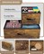 Sorbus Dresser with 9 Drawers - Furniture Storage Chest Tower Unit for Bedroom, Closet, etc - Steel Frame, Wood Top, Fabric Bins